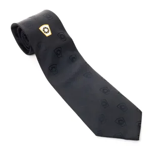 Corbata Masónica de Alta Calidad con Diseño de Compás y Escuadra Negros, Regalo para Masones, Corbatas Masónicas Nuevas Hechas a Medida para Hombre - Product Image 5
