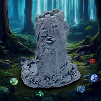 Tour à dés Maxmax DND Magic Tree Trunk pour jeux de rôle sur table, Donjons et Dragons, cadeau d'Halloween et de Noël