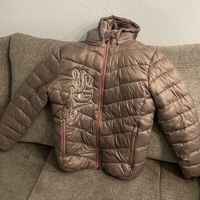 Veste matelassée à capuche bleu marine pour homme, logo en lettres, fermeture éclair, séchage rapide, coupe-vent, rembourrage en polyester, vêtements décontractés d'hiver