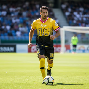 Maillot de football américain personnalisé, col en V, manches courtes, coupe athlétique, sublimé, respirant, anti-bactérien, vêtements de sport pour équipe - Product Image 4