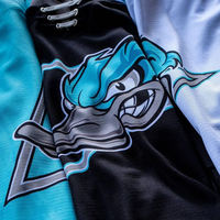 Número de camiseta de hockey sobre hielo de color personalizado |   Camisetas de Hockey Personalizadas con Impresión 3D y Bordado, 100% Poliéster Transpirable de Secado Rápido, OEM