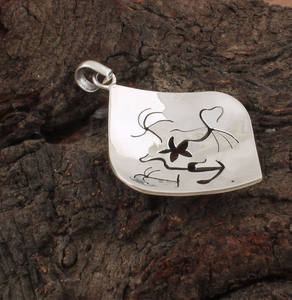 Collar con Colgante de Plata de Ley 925 Chapado en Platino Vintage para Mujer y Hombre, Dije Personalizado, Joyería Fina de Alta Calidad para Aniversario - Product Image 3