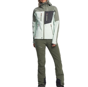 Vêtements de ski élégants pour femmes, respirants, imperméables, en matériau personnalisé, vêtements d'hiver pour athlètes, vêtements de neige, combinaison de ski pour femmes, vente en gros - Product Image 1