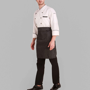 Veste de chef professionnelle au design moderne, de haute qualité, durable, fabriquée au Pakistan, nouvelle arrivée pour les uniformes de restaurant et de bar - Product Image 4