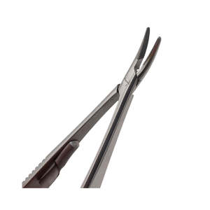 กรรไกรตัดหนังกำพร้าแบบแมนนวล ราคาดีที่สุด แบบตรงและโค้ง 12 ซม. สแตนเลสสตีล ด้ามจับแบบสปริง คุณภาพระดับโรงพยาบาล สำหรับตัดแต่งขนคิ้วและขนไมโคร - Product Image 2