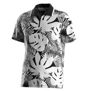 Polos de Golf con Diseño Floral Personalizado para Hombre, Transpirables, de Corte Atlético, Manga Corta, para Ropa Deportiva - Product Image 1