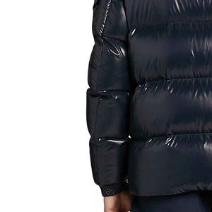 Veste d'hiver matelassée pour homme de haute qualité, nouvelle tendance, avec col montant, tissu en toile, logo sur le devant - Fabriqué au Pakistan - Product Image 2