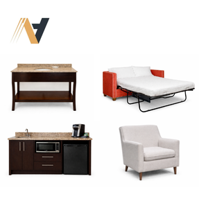 Meubles de chambre d'hôtes de style Hampton sur mesure - Mobilier hôtelier de qualité supérieure pour l'hôtellerie - Fabricant vietnamien sur mesure - Product Image 1