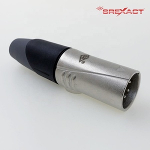 Conector macho XLR de 5 polos con pines de latón y carcasa de aleación de zinc para aplicaciones de audio/video - Product Image 5