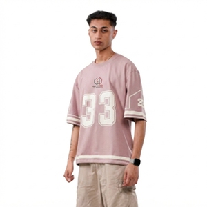 Camiseta Deportiva Hashbloom International Personalizada, Extra Grande, de Manga Corta, 100% Poliéster, Estilo Urbano, para Hombre, Talla Grande - Product Image 1