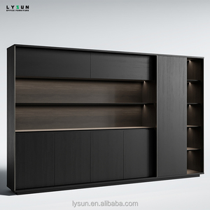 Meuble de rangement modulaire de luxe en bois <span class=keywords><strong>MFC</strong></span> écologique pour dossiers, grande capacité, idéal pour les écoles, hôtels et hôpitaux - Product Image 3