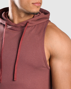 Sudadera Ligera sin Mangas con Capucha para Hombre, Sudadera con Capucha para Gimnasio, Ropa de Entrenamiento Físico, Transpirable, para Correr, Deportes, Fisicoculturismo - Product Image 4