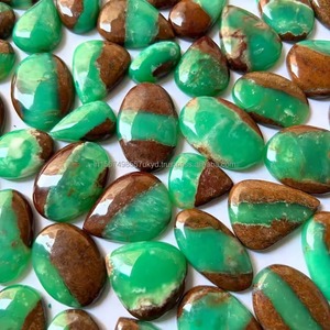 Cabochoanes de Piedra de Crisoprasa Verde Bio de Alta Calidad Grado AAA, Gemas Naturales Sueltas de Formas Mixtas - Product Image 2