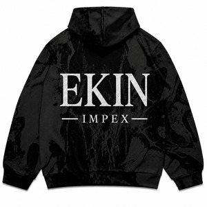 เสื้อฮู้ดพิมพ์ลายทั้งตัว ผ้าฝ้ายพรีเมียม ฟลีซ ยูนิเซ็กส์ สตรีทแวร์ - Product Image 2
