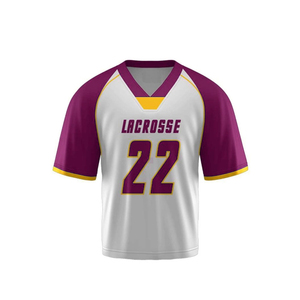 Ensemble de maillots de lacrosse personnalisés avec nom et numéro d'équipe, sublimation intégrale, fournisseur et exportateur OEM ODM en gros - Product Image 5