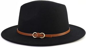 Chapeau Fedora tendance pour les festivals de musique, chapeau bohème à large bord - Product Image 3
