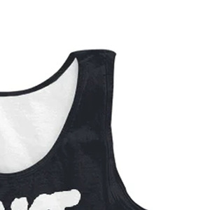 <b>Men's</b> <b>Black</b> Sleeveless <b>Tank</b> <b>Top</b> O-Neck Street Style Breathable Quick Dry Spandex/Polyester Knitted Casual Wear - Product Image 2