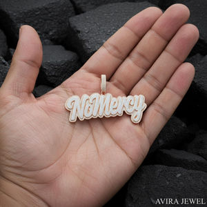 Colgante de Estrella de Moissanita Certificada GRA, Chapado en Oro Sólido de Plata Esterlina 925, Estilo Hip Hop Iced Out, para Hombres y Mujeres - Product Image 2