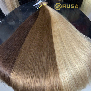 Cabello humano virgen vietnamita RUSA en paquetes, varios colores para el verano, cabello liso, calidad súper doblemente tramado. - Product Image 3