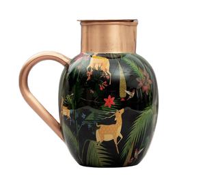 Pichet en cuivre en métal authentique cruche en cuivre pur à 100% pour boire cruches d'eau en cuivre simple conception et forme personnalisées vente en gros - Product Image 1