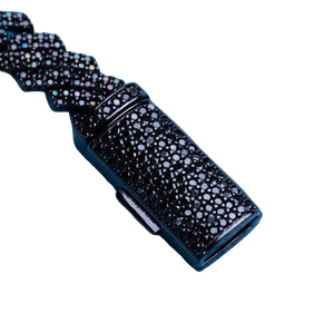Nuevo Collar de Moda Personalizado con Diamantes Moissanite VVS Negros Estilo Cubano, Joyería Fina y Colgantes, Cadenas Personalizadas, Estilo Hip Hop - Product Image 3