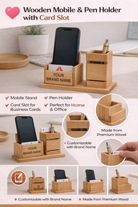 Portalápices Personalizado PureWood con Impresión para el Día de San Valentín y el Día de la Madre - Product Image 3