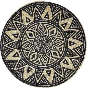 Panier mural tressé bohème fait main en jute naturelle, décoration murale prête à accrocher, style bohème pour salon et chambre - Product Image 3