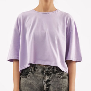 Comfortable Fit Stylish With New Arrival Good Supplier High Quality Best Service New Design Street Wear Printed Women <b>Crop</b> <b>Top</b> - Product Image 4