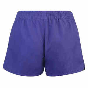 Pantalones cortos de verano para mujer, informales, de poliéster, cintura media, ropa de calle, moda, cintura elástica, transpirables, de secado rápido, ajuste deportivo, color sólido - Product Image 3
