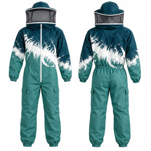 Veste d'apiculture professionnelle confortable et protectrice, tissu durable, voile à capuche, design ventilé, vêtements de travail hautement réfléchissants - Product Image 1