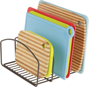 Metal Kitchen <b>Rack</b> for <b>Baking</b> <b>Trays</b> Cutting Boards and Bakeware Storage Countertop Organizer Kitchen Cabinet Storage <b>Rack</b> - Product Image 4