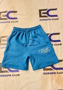 Pantalones Cortos de Moda para Hombre, Estilo Urbano, Cintura Media, con Pedrería, Forro Polar de Algodón, Logotipo Bordado, con Bolsillos - Product Image 1