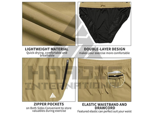 Sport Double Layer Mens Shorts Gym Workout <b>Running</b> Training Shorts Quick Dry Cycling Breathable Men Shorts - Product Image 4