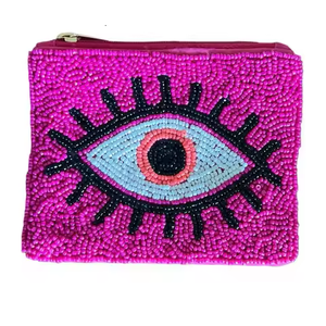 Trendy <b>Seed</b> Beads Coin Pouch With Floral Embroidery Design Custom Style Beaded Coin Pouch With Fine <b>Seed</b> Bead Craft - Product Image 4