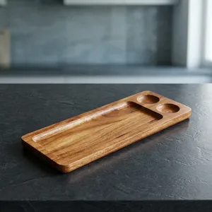 Planche à découper carrée en bambou Moso pour la maison, épaisseur 1,5 cm, durable et écologique - Product Image 2