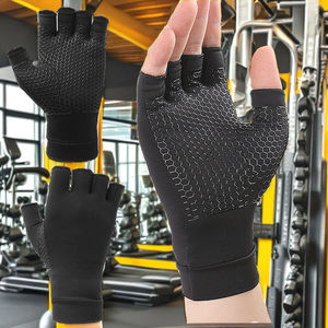 Meilleurs gants de compression en cuivre pour l'arthrite, le syndrome du canal carpien et la frappe sur ordinateur – Nouveau support sportif pour les mains à haute teneur en cuivre - Product Image 5