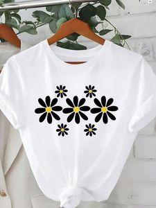 Camiseta de manga corta de algodón y spandex estampada para mujer, fabricante mayorista en Pakistán, camiseta de algodón de alto GSM - Product Image 3