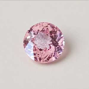 Saphir rose naturel de Ceylan, pierre précieuse en vrac, ronde, 2,00 carats, origine Rajasthan, pour la fabrication de bijoux, vente en gros - Product Image 2