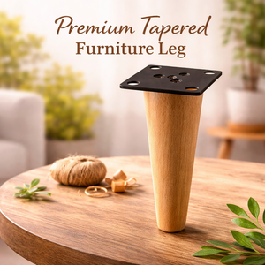 Modern Straight Solid Wood Furniture Leg Simple Cylinder Design for <b>Sofa</b> Cabinet Coffee Table Replacement OEM - Product Image 4