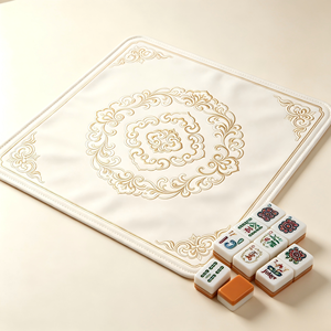 Custom Printed Non‑Slip Mahjong <b>Table</b> Mat Waterproof American Style <b>Game</b> Pad OEM ODM Wholesale - Product Image 2