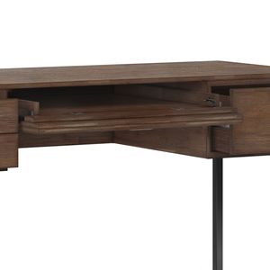 Richmond rustico naturale invecchiato marrone scrivania elegante e vecchio stile - Product Image 2