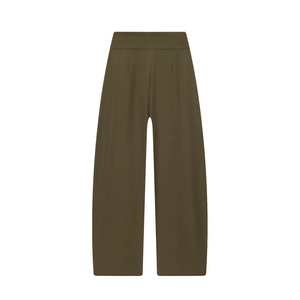 กางเกงทรงบอลลูนเอวสูงสำหรับผู้หญิง ดีไซน์เรียบง่าย ใส่ได้หลายโอกาส ทรงหลวม ทันสมัย ใส่สบาย มีสไตล์ กางเกงลำลอง - Product Image 3