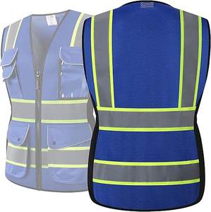 Precio de Mayoreo Directo de Fábrica, Diseño Personalizado, Chaleco de Seguridad Reflectante de Alta Calidad 100% Poliéster para Mujer - Product Image 6
