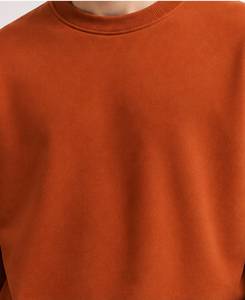 เสื้อสเวตเชิ้ตคอกลมสีสนิมสำหรับผู้ชาย ทรงลำลอง ใส่สบาย แขนยาว ผ้าพรีเมียม - Product Image 5