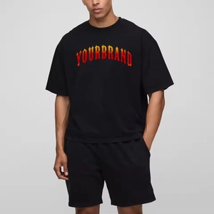 Conjunto de Camiseta y Pantalones Cortos de Verano Personalizados para Hombre, 2 Piezas, Estampado, Algodón y Poliéster, Compra Nueva Colección de Verano, Camiseta Casual de Manga Corta para Hombre - Product Image 2