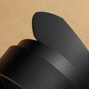 Men's Premium Quality Classic Casual Cow Hide Genuine Leather Belt <b>Adjustable</b> Length Steel Buckle Eco-Friendly Durable Heavy - Product Image 4