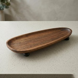 Premium Natural Wood Serving <b>Platter</b> for Restaurant Hotel Cafe Wholesale Handcrafted Wooden Serving <b>Platter</b> for Food Present - Product Image 1