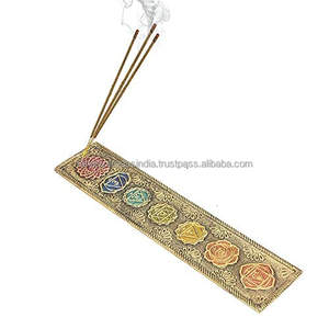 Quemador de Incienso de Chakra Más Vendido con Agarwood, Aluminio, 100% Hecho a Mano, Diseño Exclusivo para Altar del Hogar, Meditación y Regalo - Product Image 1