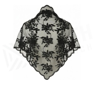 Women's Chiffon Floral Embroidered Scarf Elegant Multi-Functional Fashion Accessory All Seasons Long Style - Product Image 2