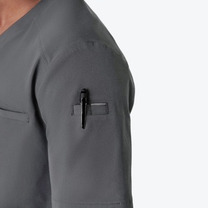 Último Modelo de Uniforme Médico de Algodón para Hombre, Conjunto de Blusa y Pantalón Cómodo para Hospital, Traje Elegante para Doctor y Enfermero - Product Image 4